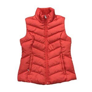 Eddie Bauer Womens XS Red Goose Down Puffer Vest